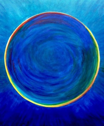 Air bubble in blue #2, Bruckner 2017
